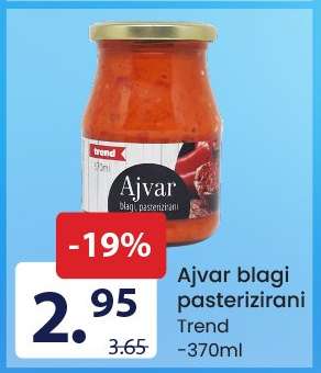 Ajvar blagi pasterizirani