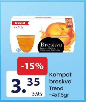 Kompot breskva Trend