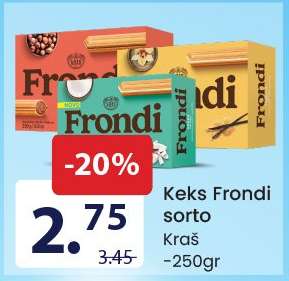 Keks Frondi sorto