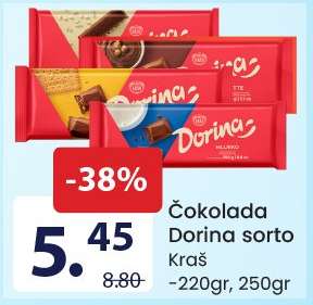 Čokolada Dorina sorto