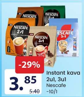 Instant kava 2u1, 3u1