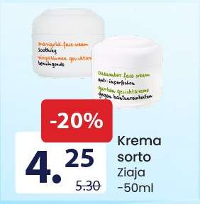 Krema sorto Ziaja