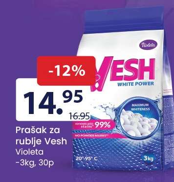Prašak za rublje Vesh Violeta