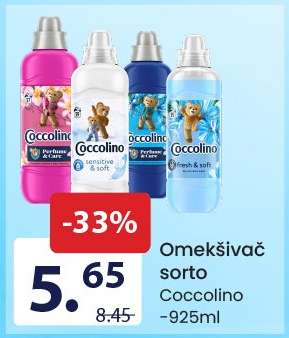 Omekšivač sorto Coccolino