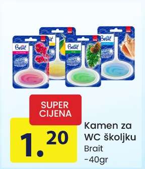 Kamen za WC školjku