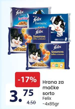 Hrana za mačke sorto