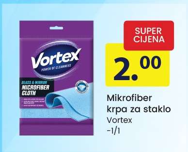 Mikrofiber krpa za staklo