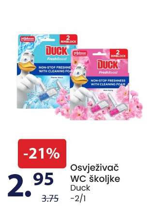 Osvježivač WC školjke