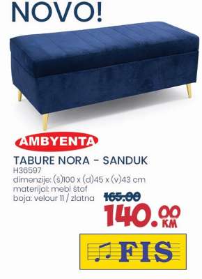 TABURE NORA - SANDUK