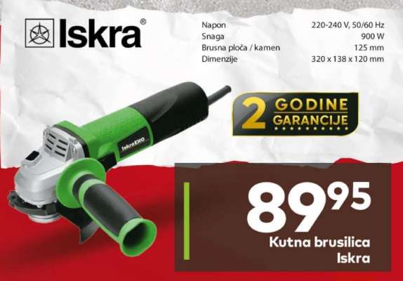 Kutna brusilica ISKRA