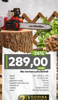 Aku lančana pila Einhell