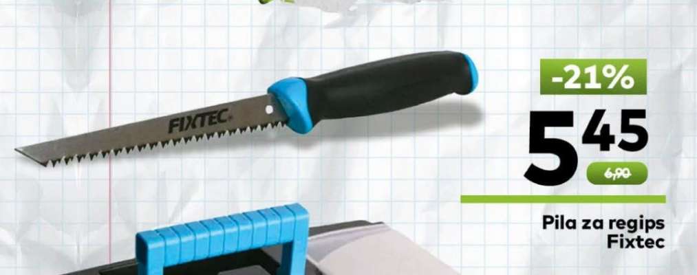 Pila za regips Fixtec