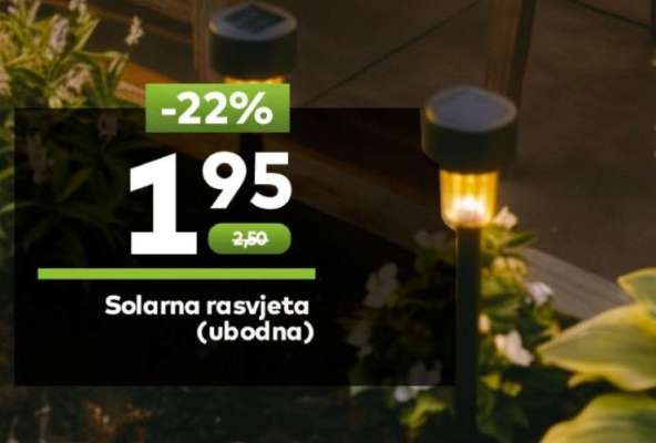 Solarna rasvjeta (ubodna)