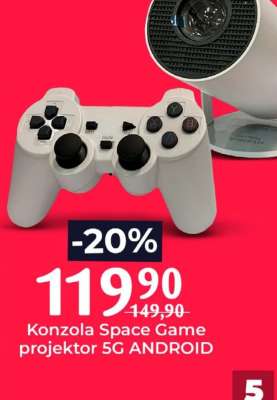 Konzola Space Game projektor 5G ANDROID