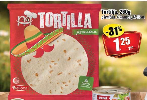 Tortilja, 260g