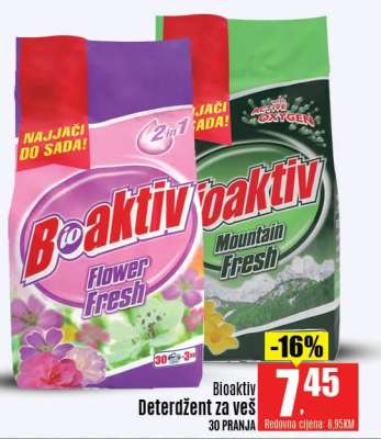 Bioaktiv Deterdžent za veš