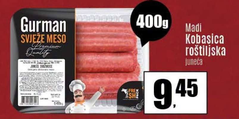 Madi Kobasica roštiljska juneća