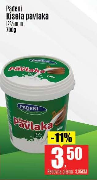 Pađeni Kisela Pavlaka