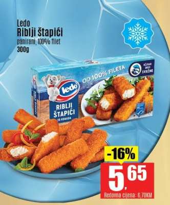 Ledo Riblji Štapići