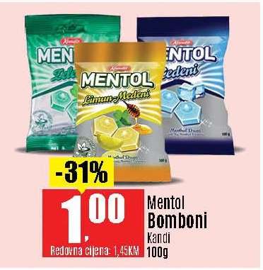 Mentol Bomboni