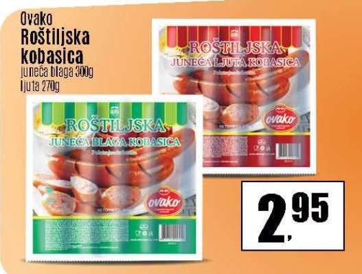 Ovako Roštiljska kobasica