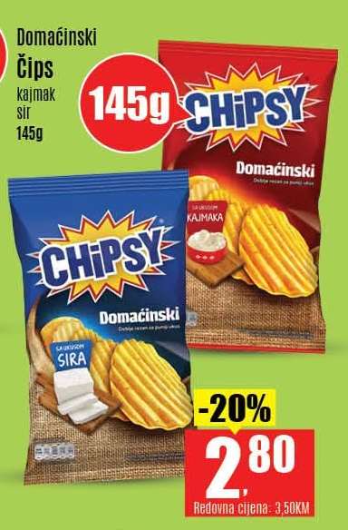 Čipsy Domaćinski
