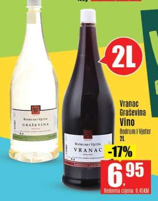 Vranac Graševina Vino