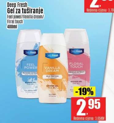 Deep fresh Gel za tuširanje