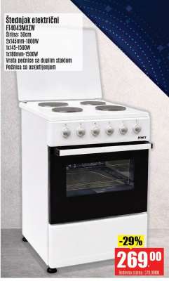 Štednjak električni FT4043MXZW