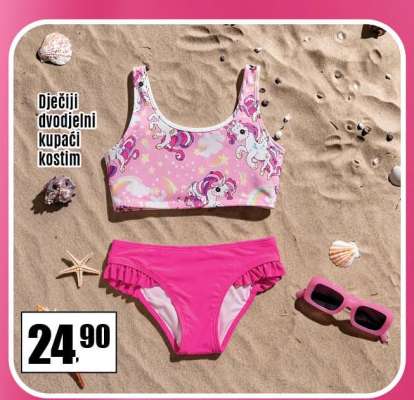 Dječiji dvodjelni kupaći kostim