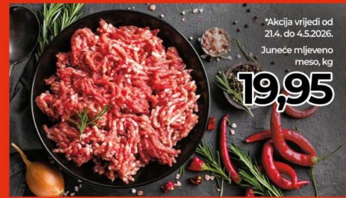 Juneće mljeveno meso, kg