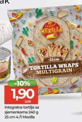 Tortilla Wraps Multigrain
