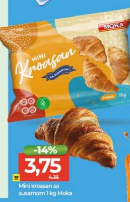 Mini kroasan sa susamom 1 kg Moka
