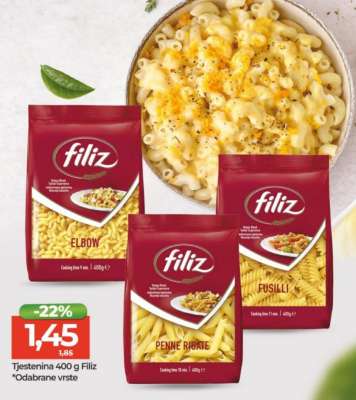 Tjestenina 400 g Filiz