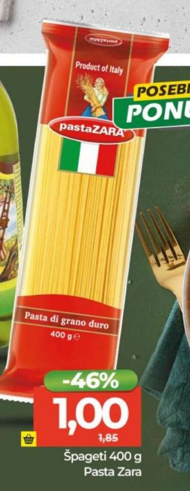Špageti 400 g Pasta Zara