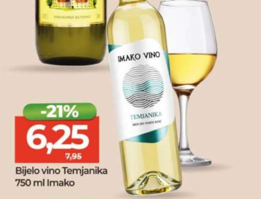 Bijelo vino Temjanika