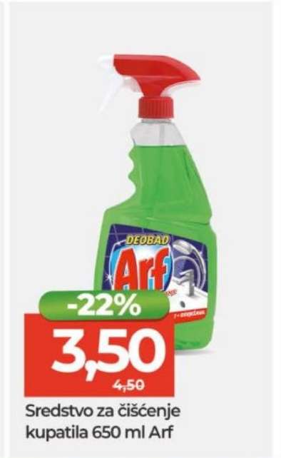 Sredstvo za čišćenje kupatila 650 ml Arf