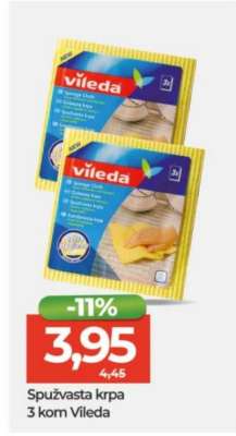 Spužvasta krpa 3 kom, Vileda