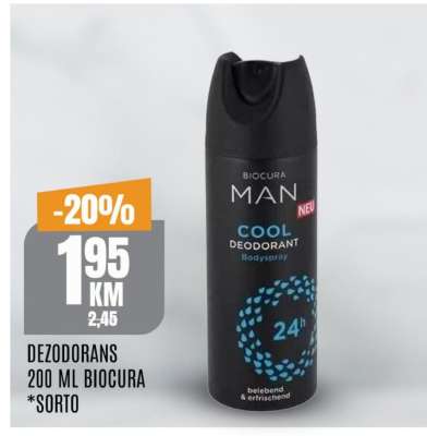 DEZODORANS 200 ML BIOCURA