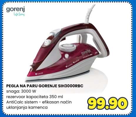 PEGLA NA PARU GORENJE SIH3000RBC