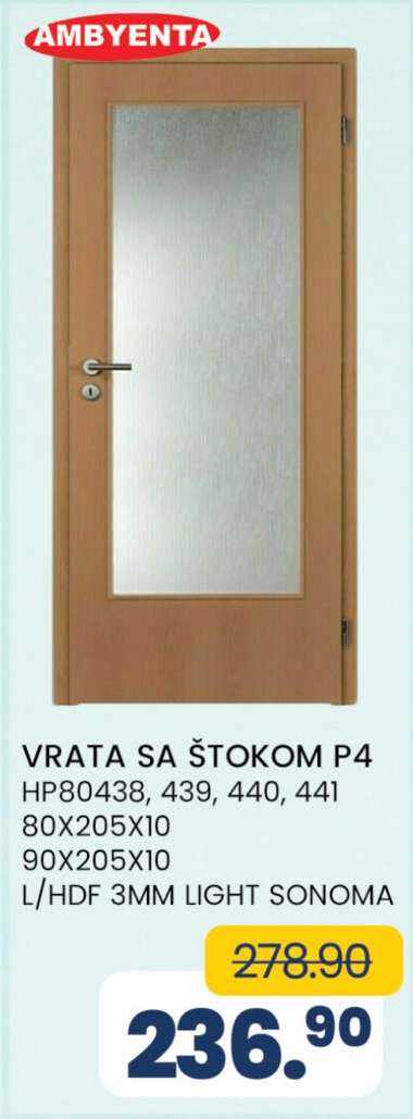 VRATA SA ŠTOKOM P4