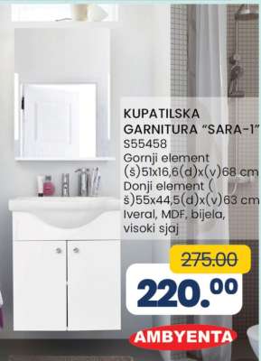 KUPATILSKA GARNITURA “SARA”–1