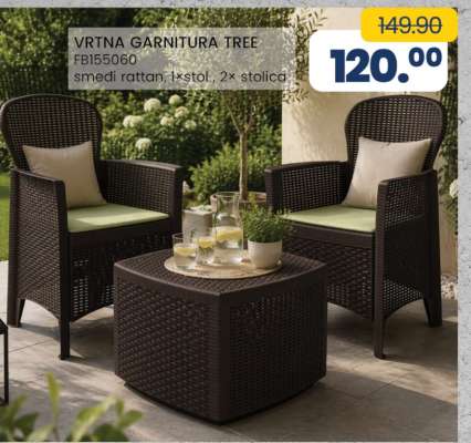 VRTNA GARNITURA TREE
