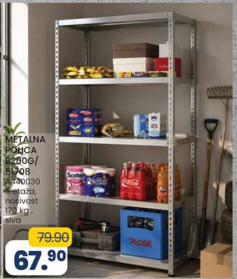 METALNA POLICA B200G/51708