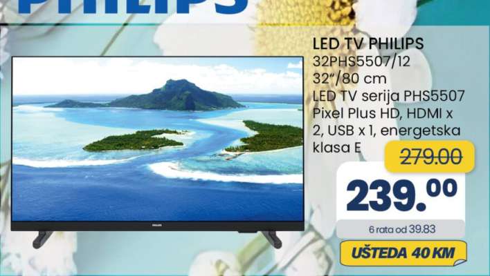 LED TV PHILIPS 32PHS5507/12
