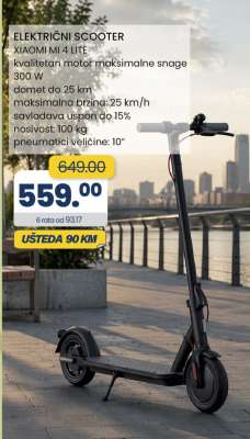 ELEKTRIČNI SCOOTER XIAOMI MI 4 LITE