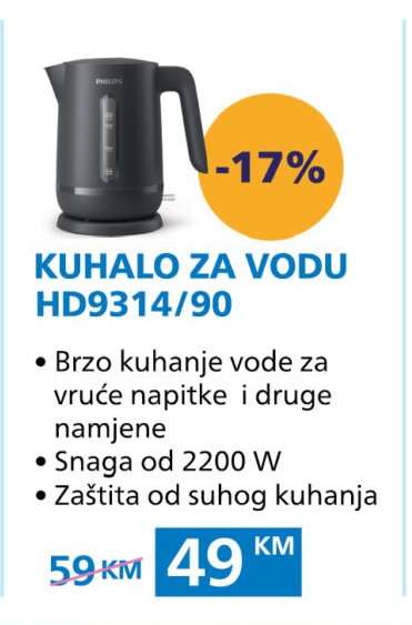 Kuhalo za vodu HD9314/90