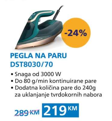 Pegla na paru DST8030/70