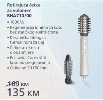 Rotirajuća četka za volumen BHA710/00