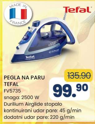 PEGLA NA PARU TEFAL FV5735